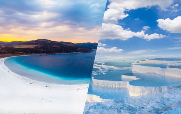 Pamukkale and Lake Salda From Kemer