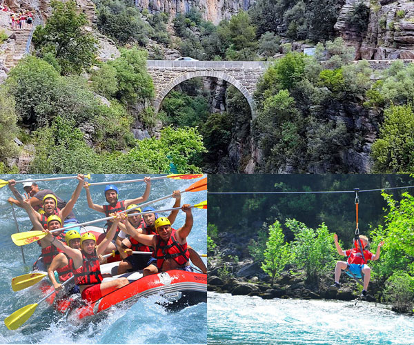 Canyoning Zipline Rafting Tour From Alanya